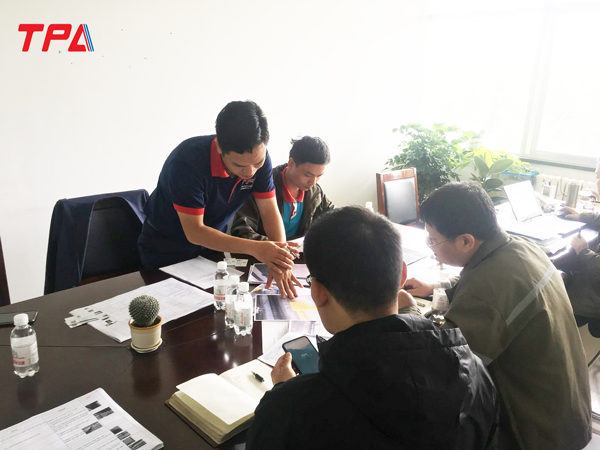 Nhân viên TPA gặp gỡ đối tác tại NCC QINGDAO MAOYUAN Trung Quốc