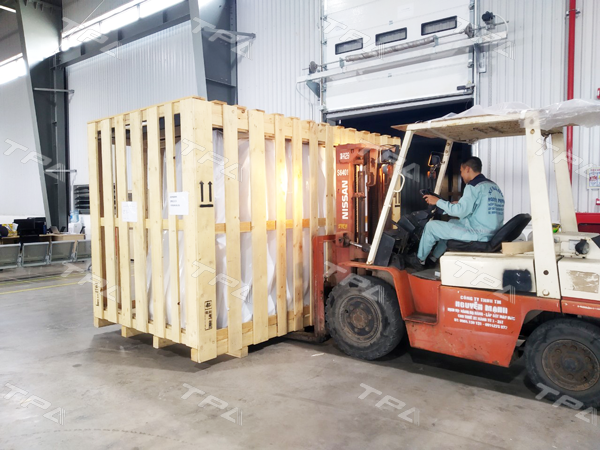 Hình ảnh vận chuyển và setup tại các nhà máy của service – TPA