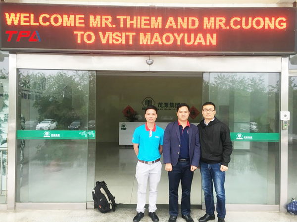 TPA gặp gỡ đối tác tại NCC QINGDAO MAOYUAN Trung Quốc