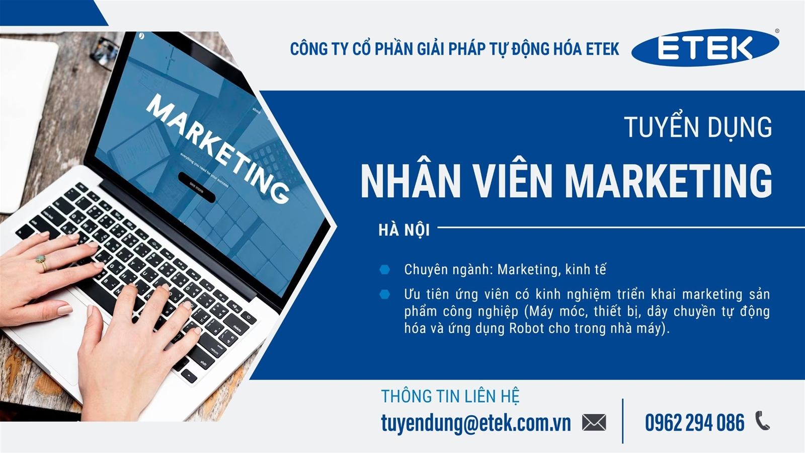 Hà Nội - NHÂN VIÊN MARKETING