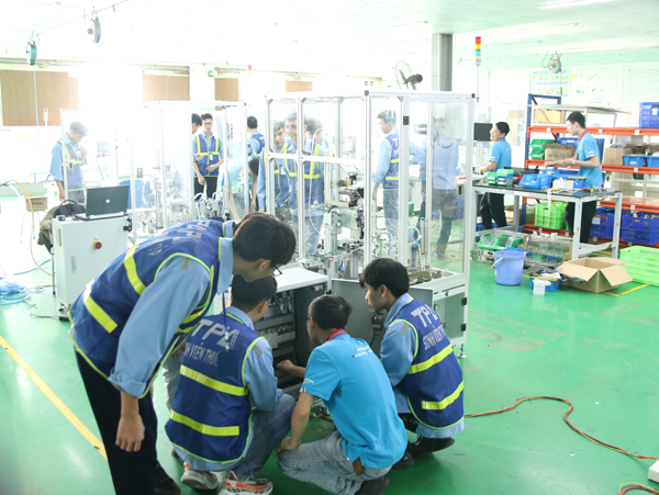Hình ảnh các học viên, SVTT Tại các trung tâm đào tạo và  xưởng sản xuất lắp ráp TPA