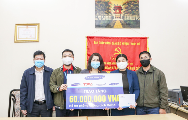 TPA chung tay cùng tập đoàn Tân Phát Etek  ủng hộ 60 triệu đồng chống dịch Covid_19