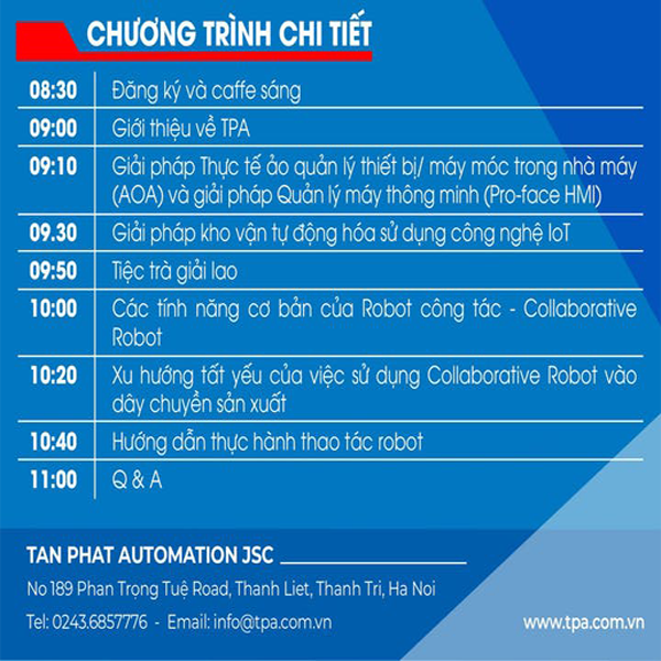 Chi tiết chương trình 