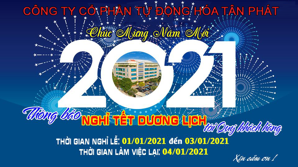 Lịch nghỉ Tết Dương lịch 2021