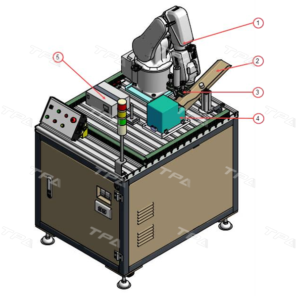 Mô hình trạm robot cấp vít  